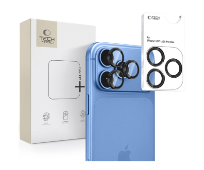 Folia / szkło na smartfon Tech-Protect Osłona Aparatu Camring Fit+ Do Iphone 18 Pro / Max